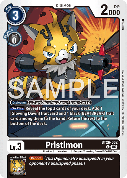 Pristimon, Timeless Bonds · BT26-052