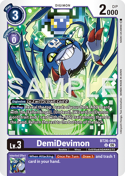 DemiDevimon, Timeless Bonds · BT26-064