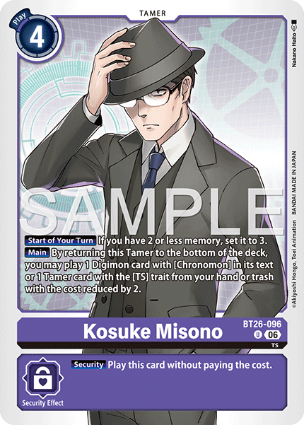 Kosuke Misono, Timeless Bonds · BT26-096