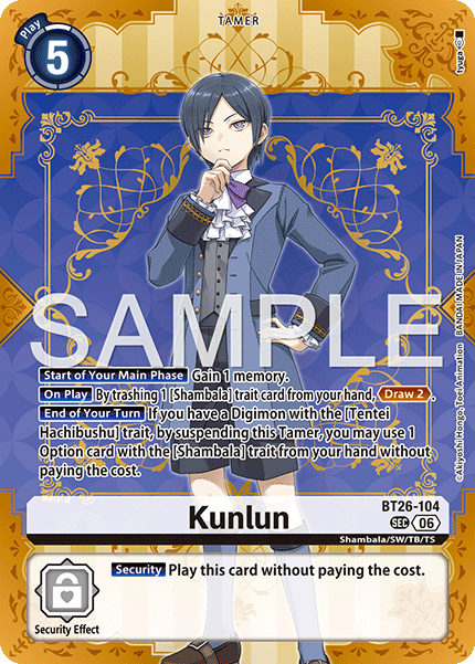 Kunlun, Timeless Bonds · BT26-104