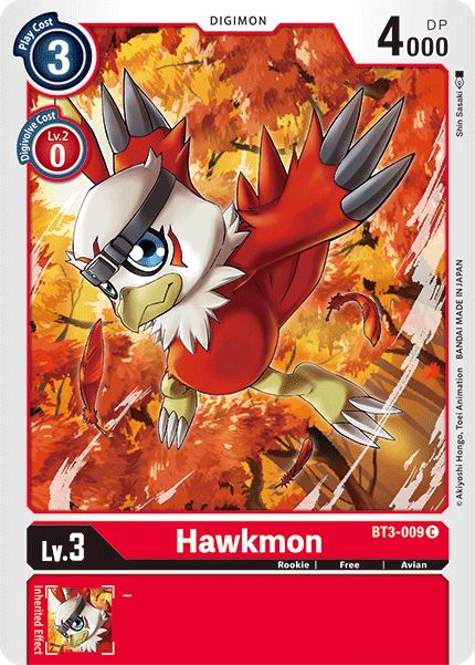 Hawkmon, Release Special Booster 1.5 · BT3-009