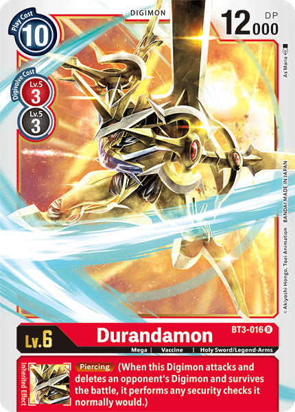 Durandamon, Release Special Booster 1.5 · BT3-016