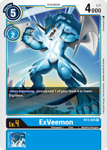 ExVeemon, Release Special Booster 1.5 · BT3-025