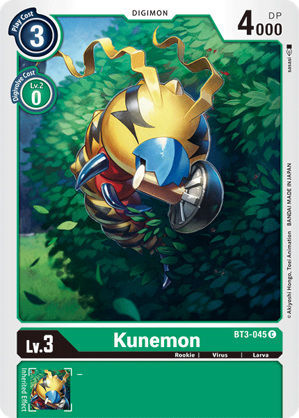 Kunemon, Release Special Booster 1.5 · BT3-045