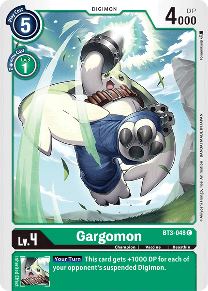 Gargomon, Release Special Booster 1.5 · BT3-048