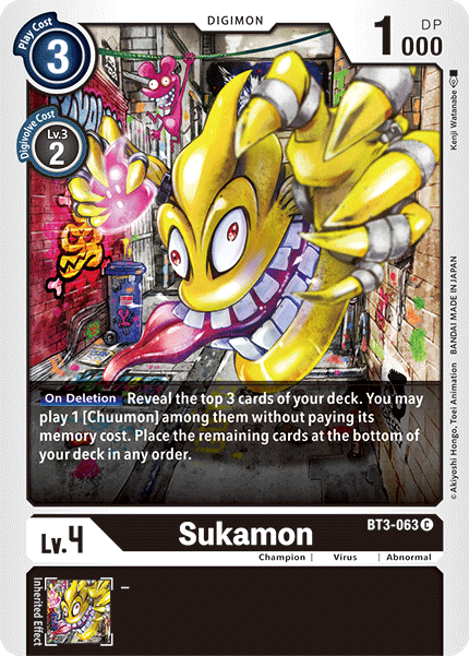 Sukamon, Release Special Booster 1.5 · BT3-063