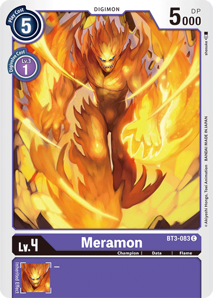 Meramon, Release Special Booster 1.5 · BT3-083