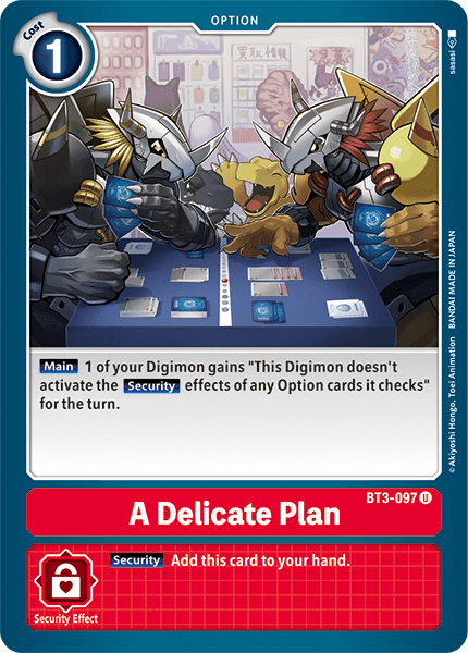 A Delicate Plan, Revision Pack Cards · BT3-097