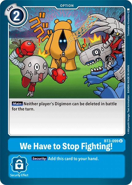 We Have to Stop Fighting!, Release Special Booster 1.5 · BT3-099