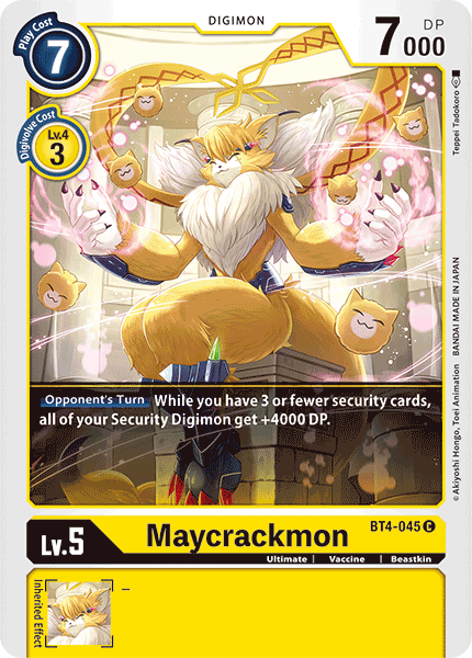 Maycrackmon, Great Legend · BT4-045