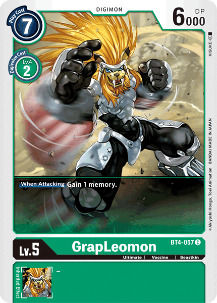 GrapLeomon, Great Legend · BT4-057