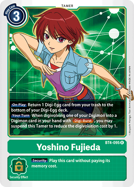 Yoshino Fujieda, Great Legend Pre-Release Cards · BT4-095