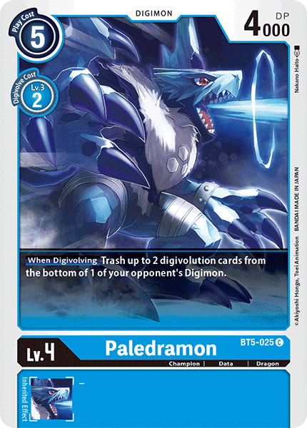Paledramon, Battle of Omni · BT5-025