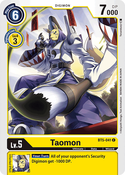 Taomon, Battle of Omni · BT5-041