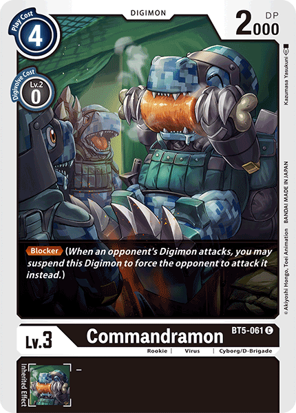 Commandramon, Battle of Omni · BT5-061
