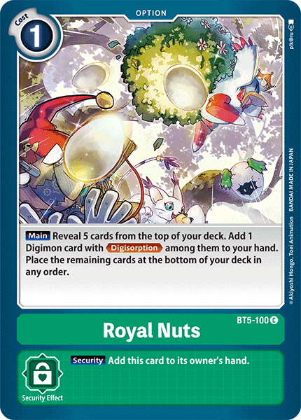Royal Nuts, Battle of Omni · BT5-100