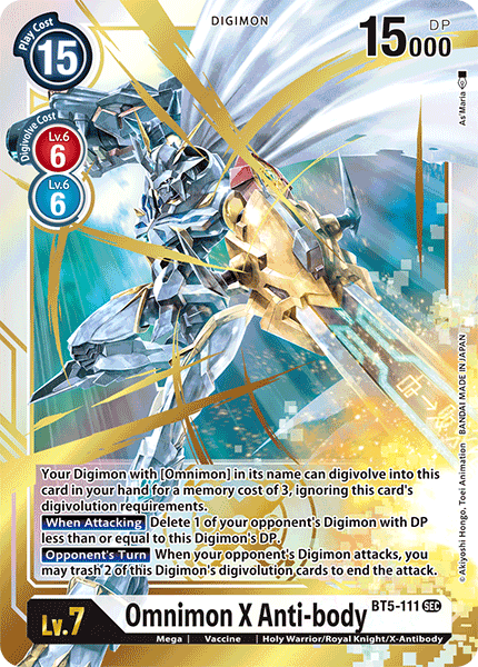 Omnimon X Anti-body, Resurgence Booster · BT5-111