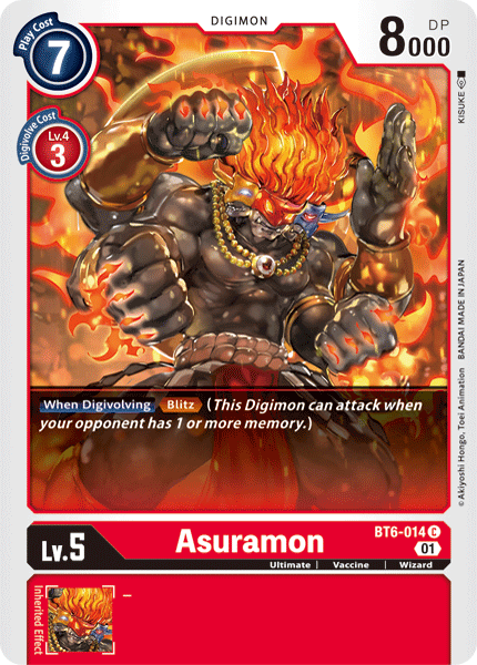 Asuramon, Double Diamond · BT6-014