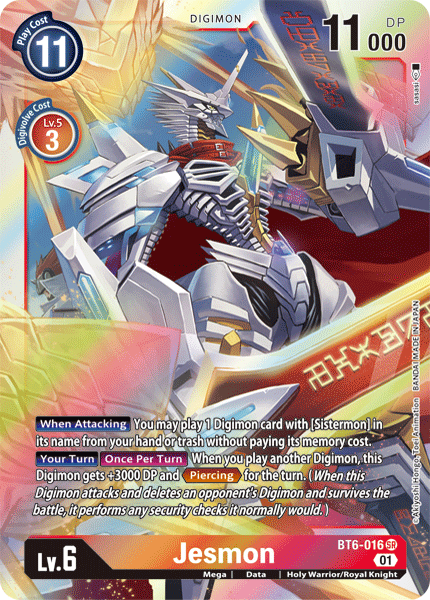 Jesmon, Double Diamond · BT6-016