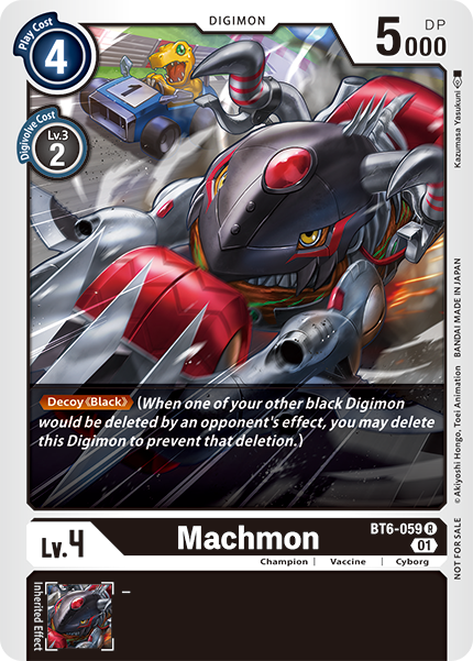 Machmon, Double Diamond Pre-Release Cards · BT6-059