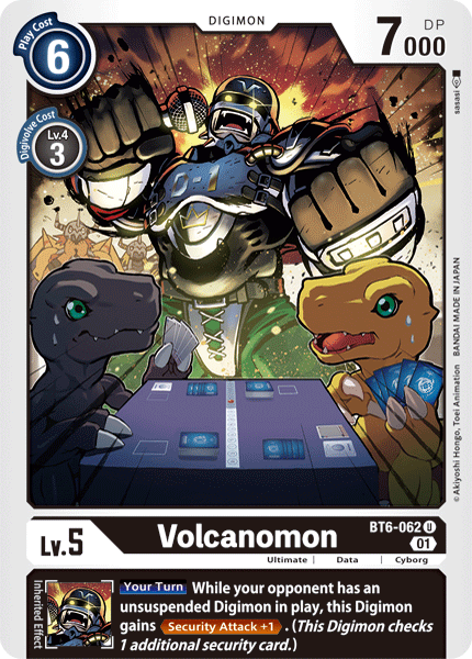 Volcanomon, Double Diamond Pre-Release Cards · BT6-062