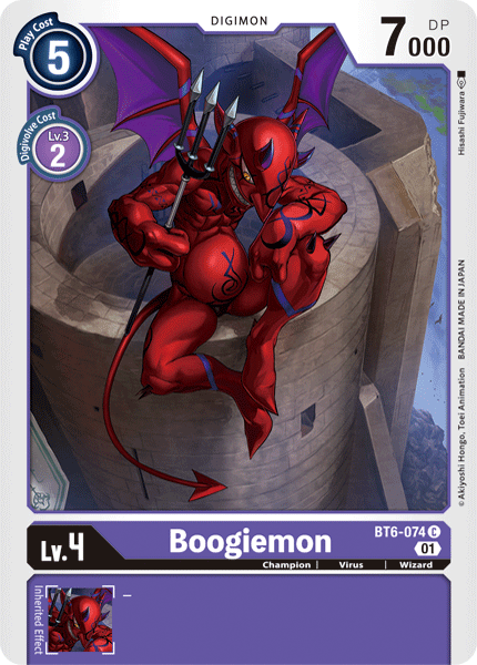 Boogiemon, Double Diamond · BT6-074