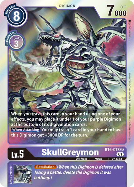 SkullGreymon, Double Diamond · BT6-078