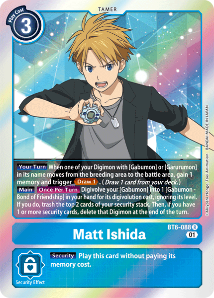 Matt Ishida, Double Diamond · BT6-088