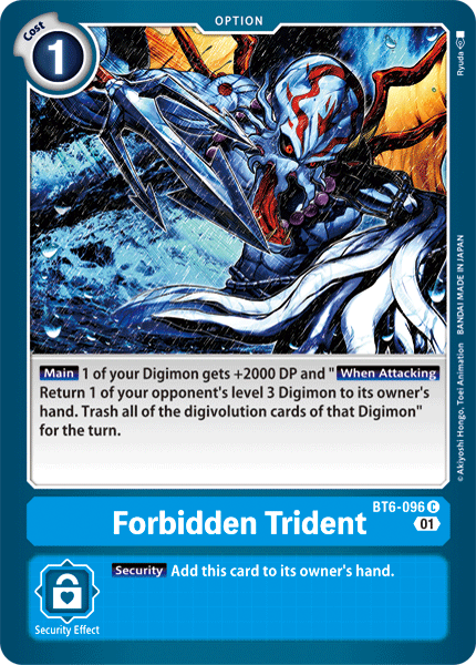 Forbidden Trident, Double Diamond · BT6-096