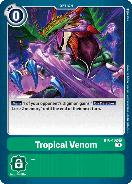 Tropical Venom, Double Diamond · BT6-102