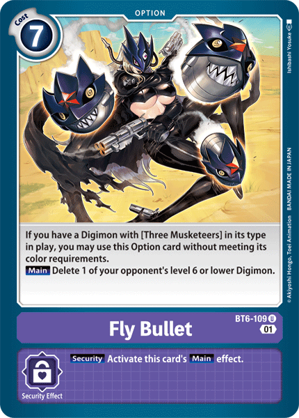 Fly Bullet, Double Diamond Pre-Release Cards · BT6-109