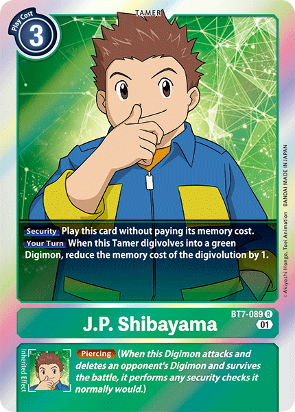 J.P. Shibayama, Next Adventure Pre-Release Cards · BT7-089