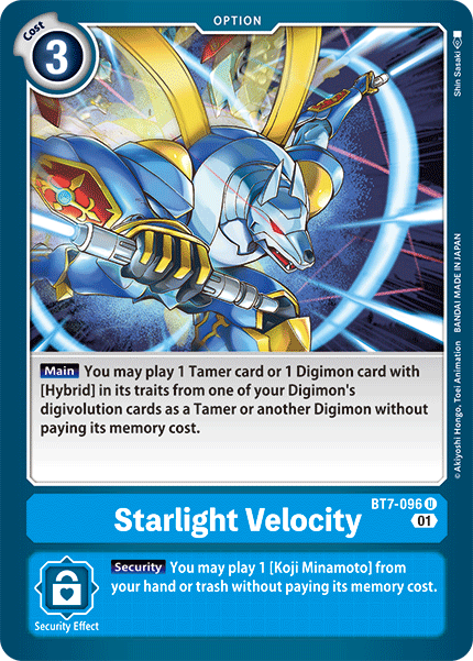 Starlight Velocity, Next Adventure Pre-Release Cards · BT7-096