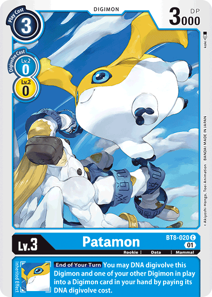 Patamon, New Awakening · BT8-020
