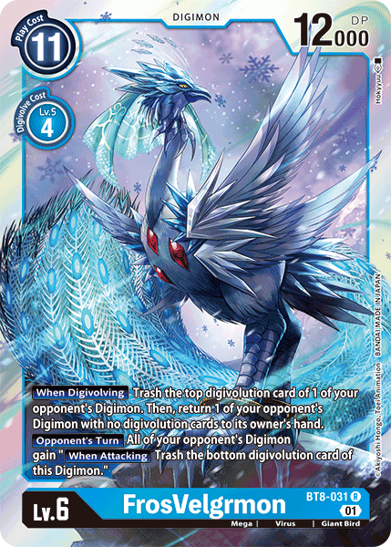FrosVelgrmon, New Awakening Pre-Release Cards · BT8-031