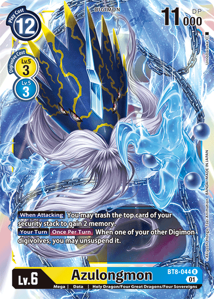 Azulongmon, New Awakening · BT8-044