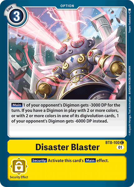 Disaster Blaster, New Awakening · BT8-100