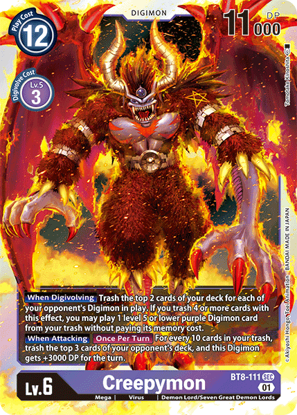 Creepymon, New Awakening · BT8-111