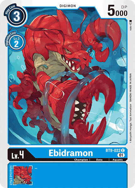 Ebidramon, X Record · BT9-022