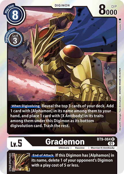 Grademon, X Record · BT9-064