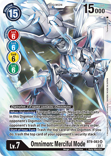 Omnimon: Merciful Mode, X Record · BT9-083