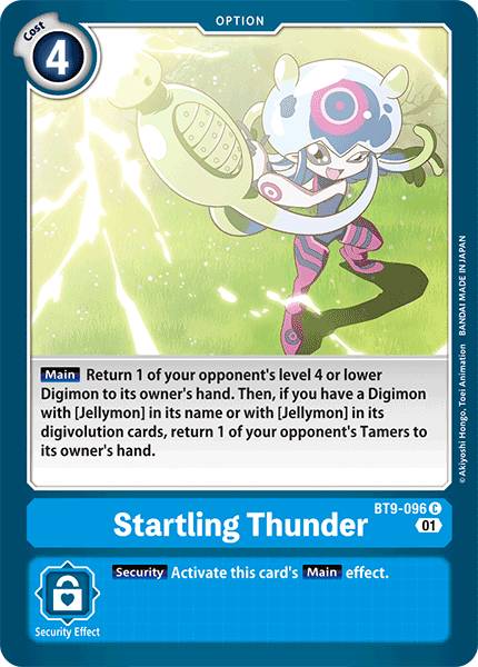 Startling Thunder, X Record · BT9-096