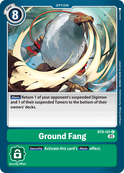Ground Fang, X Record · BT9-101