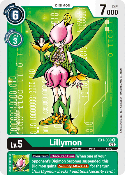 Lillymon, Classic Collection · EX1-039