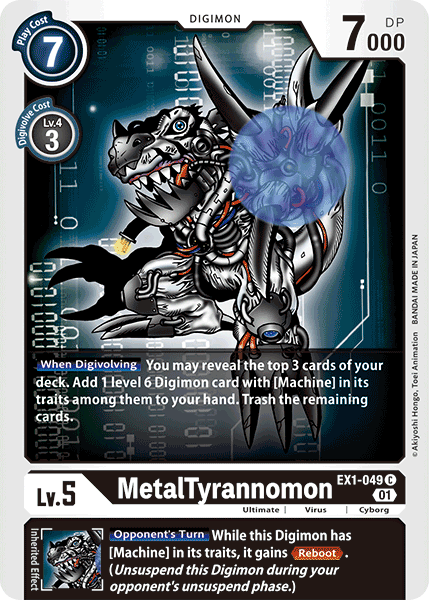 MetalTyrannomon, Classic Collection · EX1-049