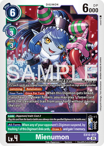 Mienumon, Sinister Order · EX10-017