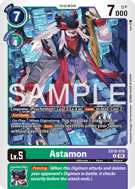 Astamon, Sinister Order · EX10-018