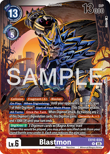 Blastmon, Sinister Order · EX10-034