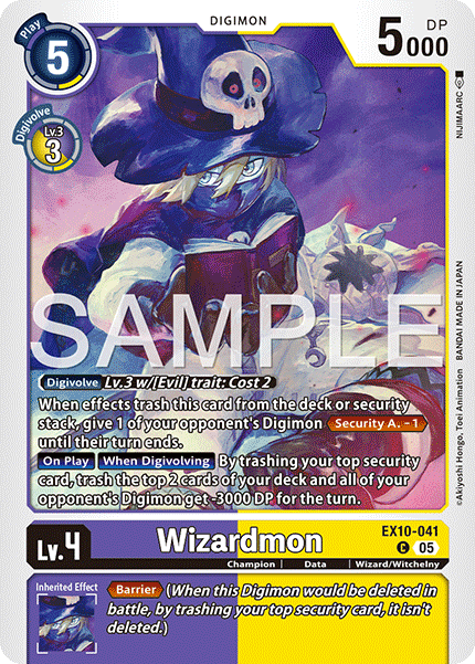 Wizardmon, Sinister Order · EX10-041