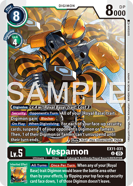 Vespamon, Dawn of Liberator · EX11-031
